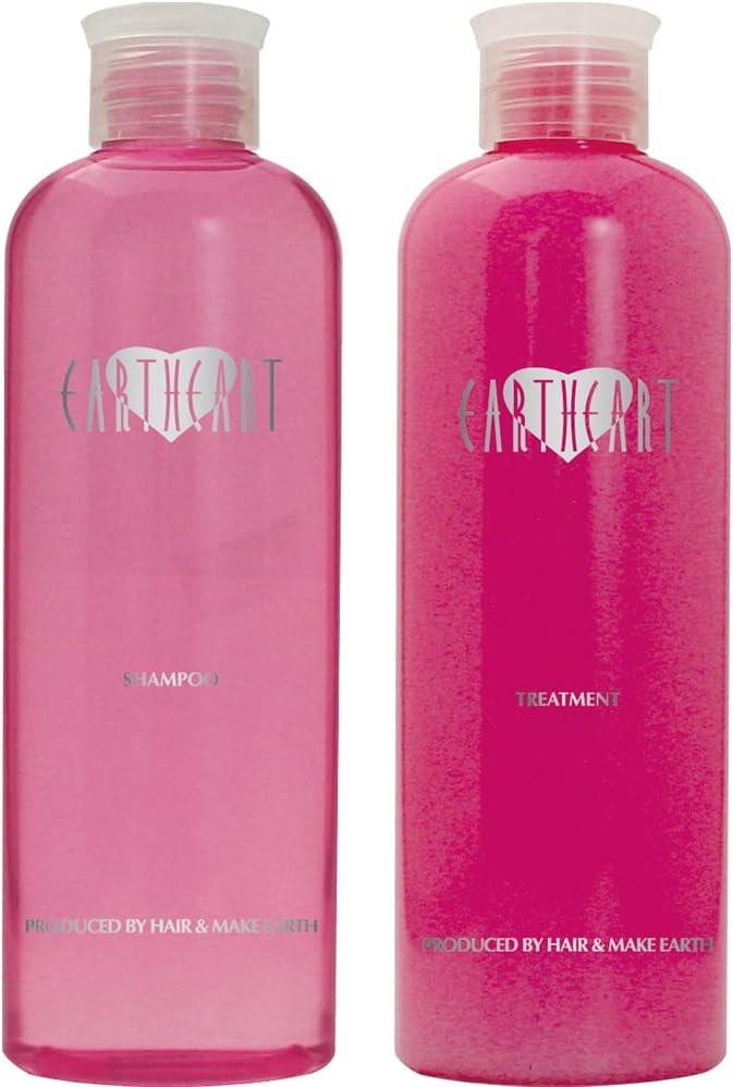 サロン専売品【セット】アロマシャンプー&トリートメント (ピーチ&ストロベリー, 240ml) アミノ酸 ノンシリコン メンズ レディース アロマ 美容室