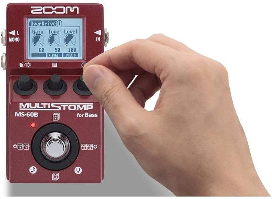 Amazon.co.jp: Zoom MS-60B マルチストンプベースペダル (レッド