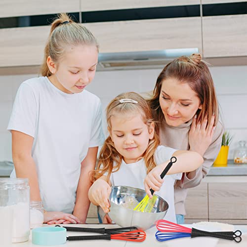 Veiren 20 Pieces Hair Dye Cream Stirrer Plastic Manual Salon Dye Egg Whisk Mixer Barber Hair Care Diy Hairdressing Styling Kitchen Baking Cooking Mixer Gadgets Random Color #TOP6