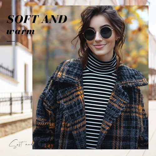 Image of Cutecrop Turtleneck Dickey Extra Large Fake Collar Detachable Dickey Collar Half Mock Turtleneck for Men Women