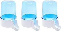 Kit 3 Bebedouro Automático 300ml Malha Larga Para Aves e Calopsitas