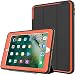 Produktbild TECHGEAR D-Fence Koffer für iPad 9.7 Zoll (2018/2017) - Schlanker, schlagfester, robuster Schutzanzug Rüstung Defence Smart Fall - Kinder Schulen Builders Workman Schale - Schwarz/Orange