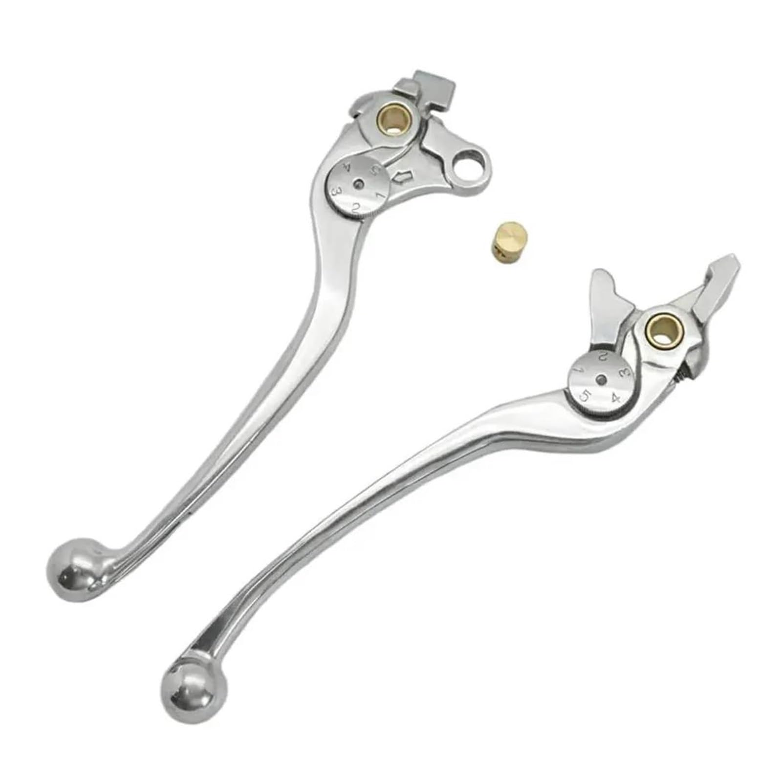 Motorbike Hand Levers For Suzuki For GSX 1300R For DL1000 For V-Strom For SV1000 For TL1000R For Bandit 1200 1250 Motorcycle Silvery Parts Hand Levers Brake Clutch Motorbike Clutch Lever(1PAIR)