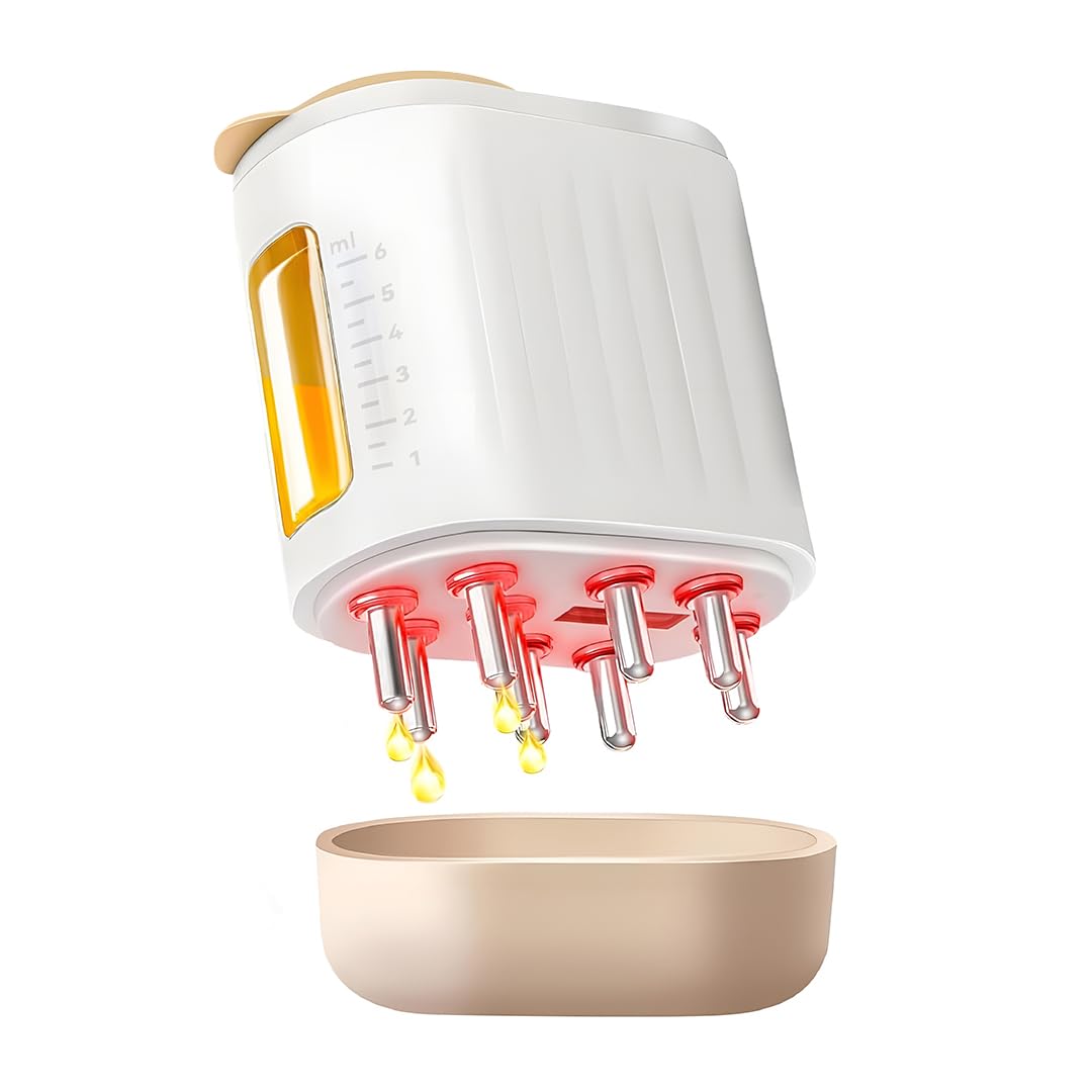 Multibrite Electric Hair Oil Applicator with Red Light Therapy, USB Rechargeable Scalp Massager for Hair Growth, Hair Oil Applicator for Scalp, Hair Serum Applicator,Hair Massager for Men & Women (B0D7CYF88B) Amazon Price History, Amazon Price Tracker