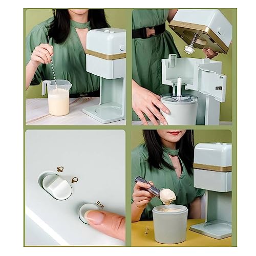 Sorbetière mini machine à glace ménagère pour smoothie et cône - 6