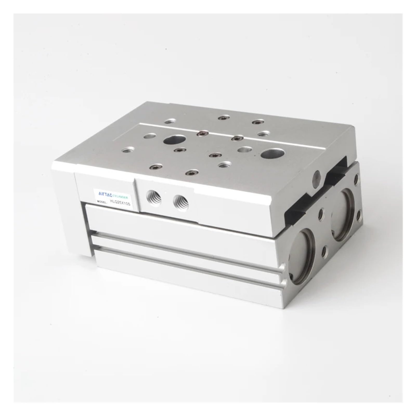 Cylindre HLQ25 F-HLQ25AF coulissant à double effet et table guidée