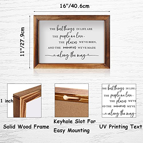 image for CHDITB The Best Things In Life Framed Wood Sign Plaque(16