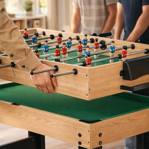 12-in-1 Game Table - 48" Combo Game Table, Ping Pong Table, Foosball Table, Air Hockey Table, Pool Table - Sports Arcade Games with Accessories - Ideal for Game Rooms and Family Game Nights! - Image 2