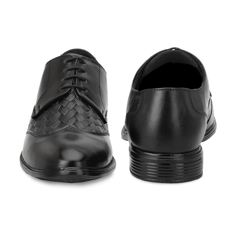 Image of Men's Anvil Formal Leather Shoes | Classic Oxford Dress Shoes | Comfortable Office & Wedding Footwear