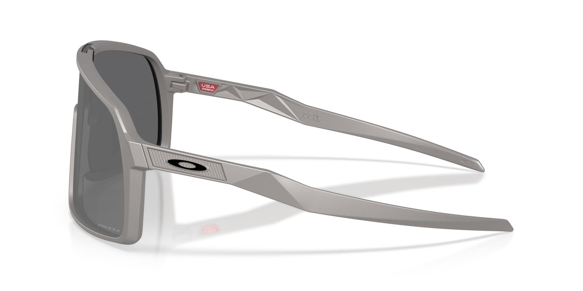 Oakley Męskie prostokątne okulary przeciwsłoneczne OO9406 Sutro, tytan/Prizm Black, 37 mm