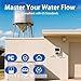 Long-Range Wireless Automatic Water Level Controller –Automatic Water Filling | Digital Water Level Display | Prevents Motor Dry Run | Solar-Powered Liquid Level Sensor for Tank, Well or Cistern