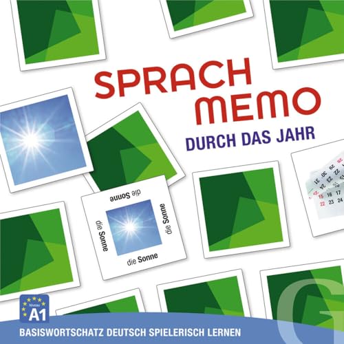 Hueber Verlag GmbH SPRACHMEMO Durch das Jahr: Basiswortschatz Deutsch spielerisch Lernen. Sprachspiel