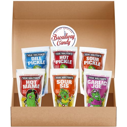 Van Holten's Gurken im Beutel Sortiment | 8er Pack von Broadway Candy | Je 1 Geschmack | Probierkollektion | Fettfrei, glutenfrei, keine Kühlung erforderlich – Bild 5