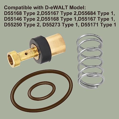 N008792 Air Compressor Regulator Repair kit, Compatible With Craftsman/Dewalt/Porter Cable Air Compressor Regulator Fits C002 C006 1WC94 1WC95 D55155 D55168 D55167 D55684