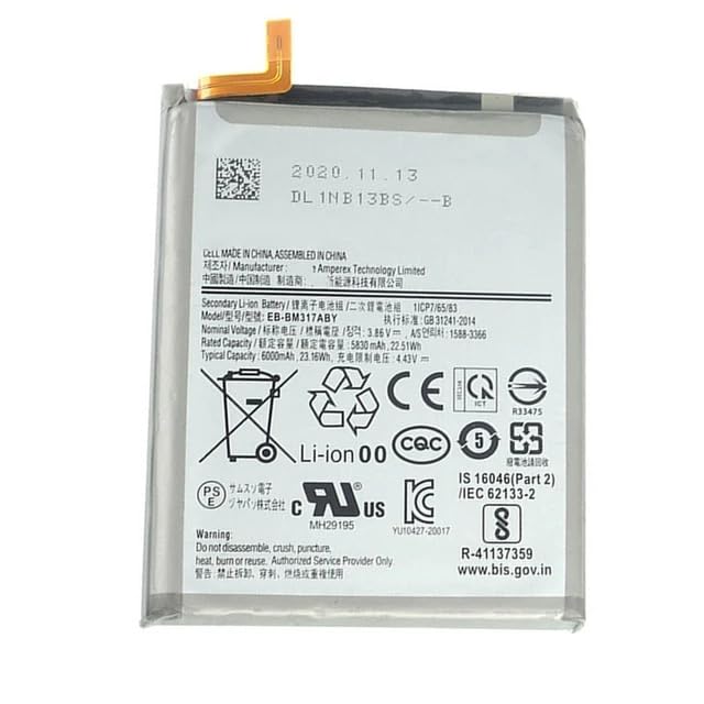 Image of Original EB-BM317ABY Replacement Part for Samsung Galaxy M31s Replacement Part with 6 Months Warranty
