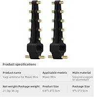 Vista 7 de CALIDAKA 1 par 5.8 GHz Yagi-UDA antena de señal amplificador de rango Extensor Plug and Play para DJI Mavic Mini