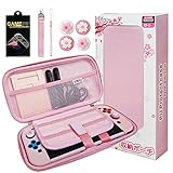 ❤️ 【Tragbares Design】: Unsere Switch Carry-Tasche wird mit einer Silikon-Handschlaufe (7,4 Zoll) und einer einstellbaren Länge des Nylon-Stoff-Schultergurts (24-47 Zoll) geliefert. Wenn Sie es nicht benutzen, können Sie den Schalter in Ihren Rucksack stecken und an den Kleiderbügel hängen. Wenn Sie nachts nach Hause gehen, können Sie es weiter verwenden. Sie müssen sich keine Sorgen machen, dass Ihr Haustierkätzchen oder Welpe verrückt wird und die Dinge durcheinander bringt.