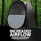ZENO Pop Up Tent | Toilet Privacy Tent for Camping | Portable Pop Up Tent | Shower Tent For Outdoor Changing Dressing and Camping | Ideal for Fishing, Beach, Picnic - Image 6