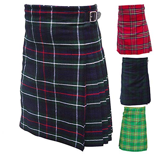 AAR Mens 5 Yard Scottish Kilts Tartan Kilt 13oz Highland Casual Kilt 3