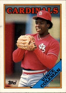 1988 Topps Baseball Card #260 Vince Coleman Mint
