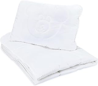 Totsy Baby Edredón Cuna 100x135 cm - Ropa de Cuna sabanas Infantiles Juego da Cama Oso Pattern Almohada Bebe 40x60