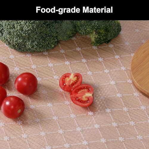 Image of EVA Food Grade Washable Anti Slip Mat /Sheet for Fridge, Shelf Liner, Table, Kitchen Drawer mat (3 Meter) (Little Flower)