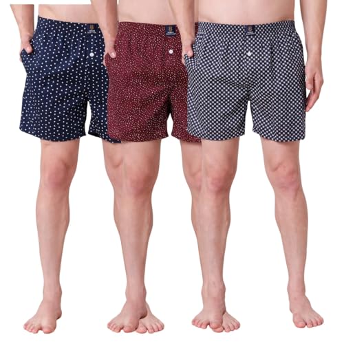 Image of Urban Scottish Ultra-Comfortable Men's Boxer Pants - 100% Cotton Material with A Stylish Print - Soft and Stretchy Elastic Waist Band - Dynamic Movement and Hardwearing Stitching - Breathable with A Gentle Snug Fit