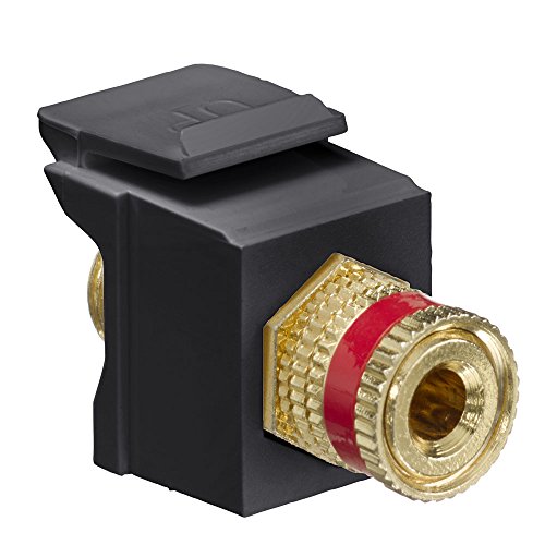 Leviton Conector Binding Post con raya roja, 40833-BER miniatura 1