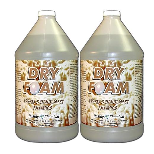 Quality Chemical Dry Foam Shampoo, 2 Gallon Case