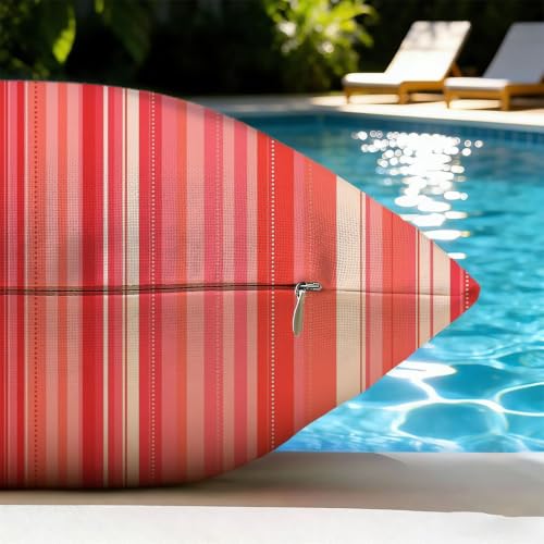 Housse de coussin rouge 70x70 cm lot de 2 doublé et imperméable style esthétique - 7