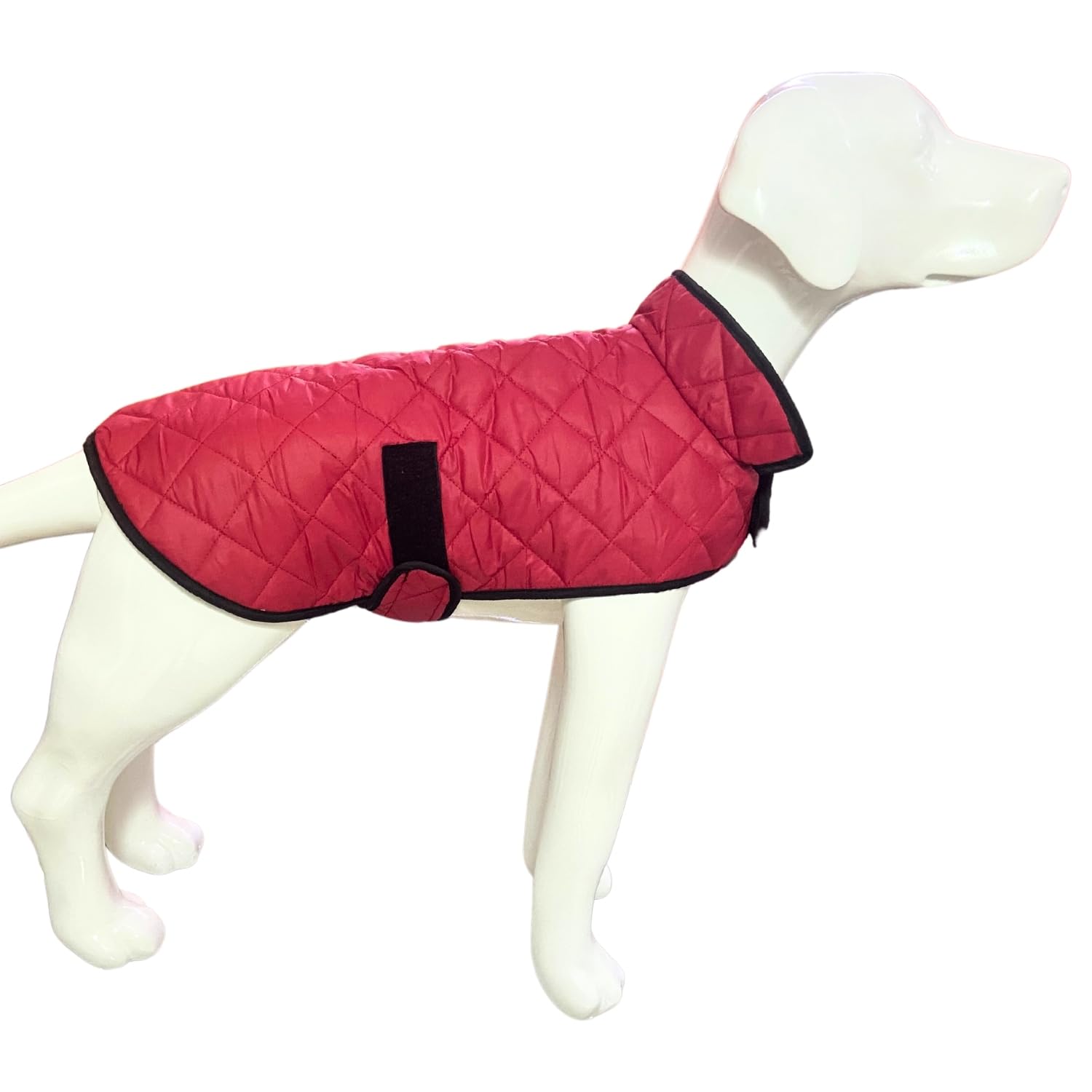 Dog Winter Coat | Dog Wear for Winter | Ultra Warm Dog Coats for Large Dogs Border Collie, Bulldog, Jack Russell Terriers (L, Back Length 16 Inch, Red)