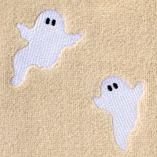 Image of SKL Home Halloween Tossed Ghosts Hand Towel Set-2pc, 100% Cotton, Taupe