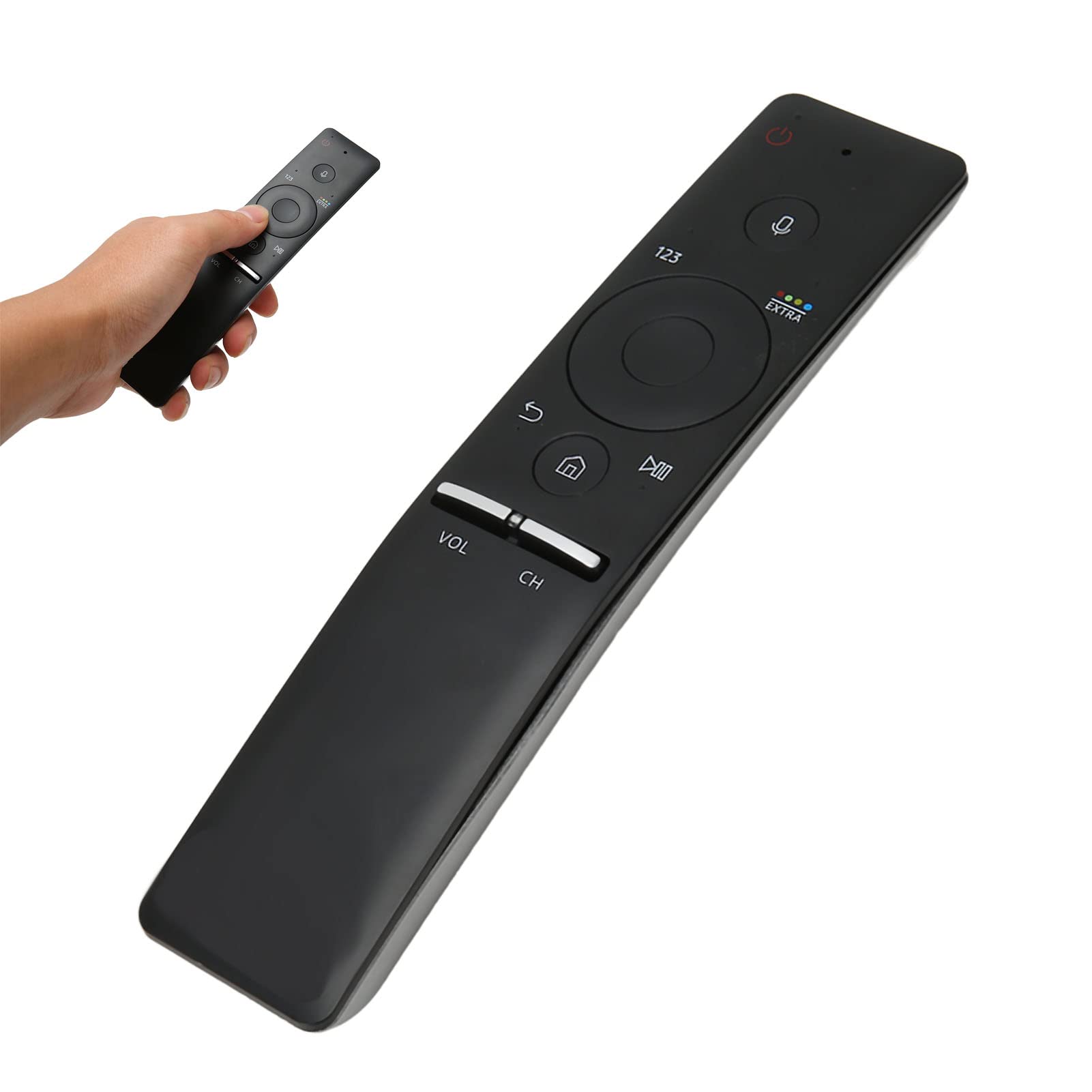 Telecomando TV Compatibile Universale Sostituisci per UN65KS9500FXZA UN65KS950DF UN65KS9800F con Comando Vocale BT, Facile da Accoppiare, Funzione Vocale, Comodo