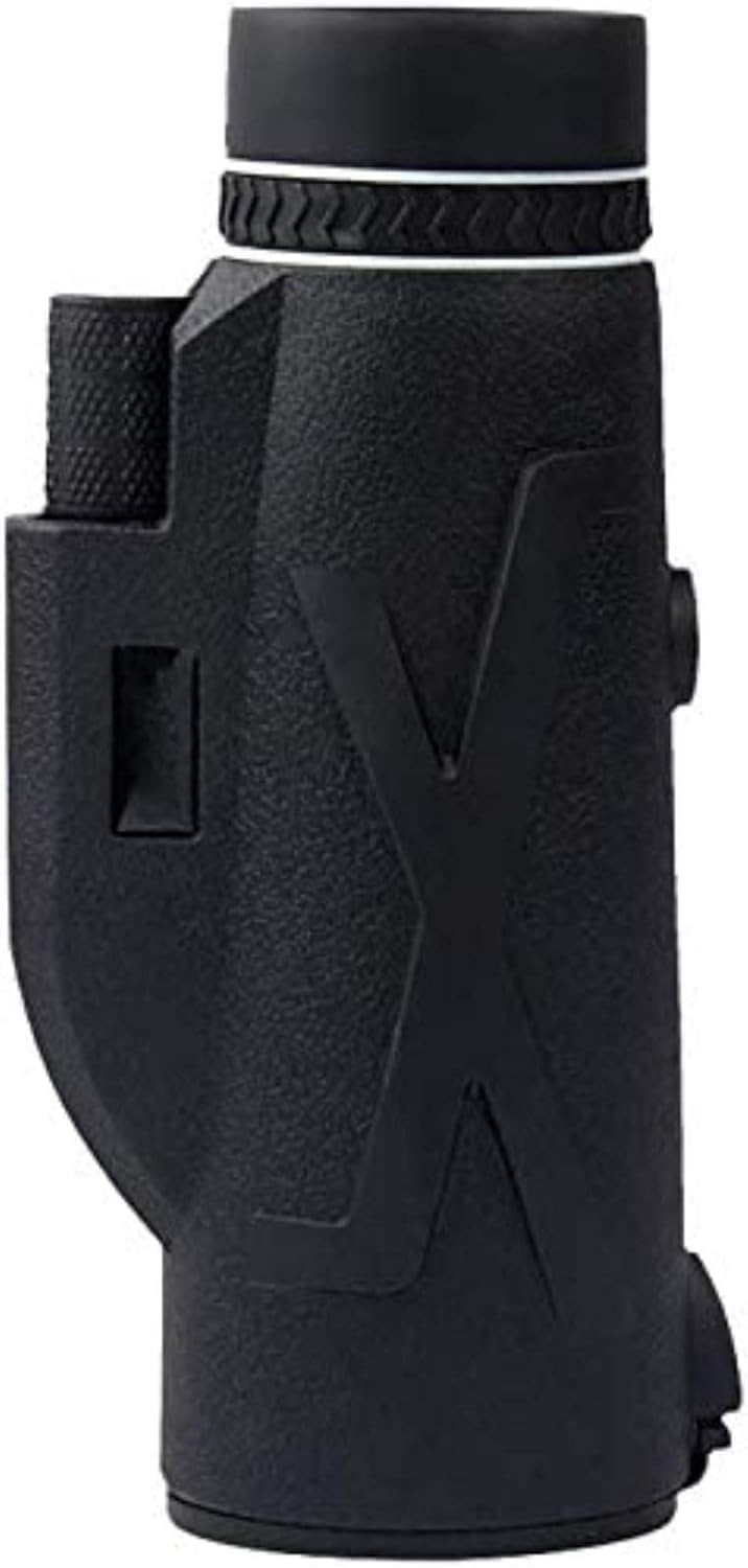 Monocular portátil 80X100 de Alta Potencia y monocular con Prisma BAK4, Clip Simple para teléfono móvil + Soporte telescópico de aleación de Aluminio