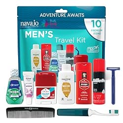 Handy Solutions 10 Piece Resealable Men's Travel Kit