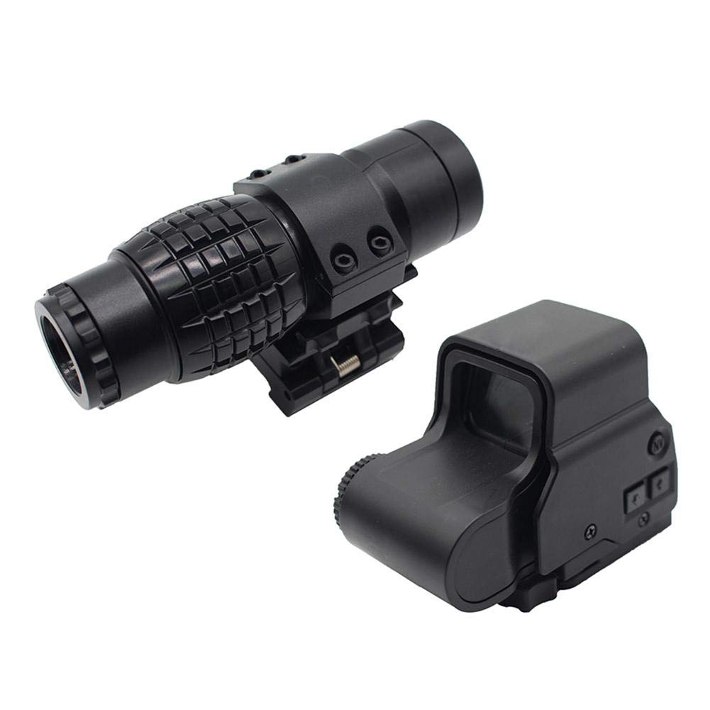 Brownrolly 3X Holographic Sight Magnifier - Instrumento portátil para la Entrada de señales al Aire Libre