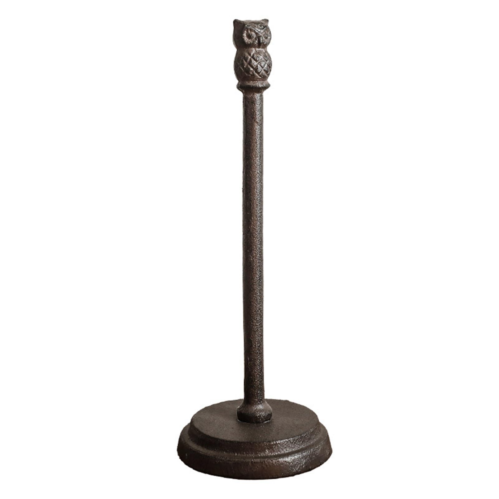 Kitchen Roll Holder Retro Cast Iron Tissue Holder Ornament Kitchen for Countertop Bathroom