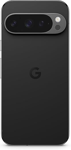 Google Pixel 9 Pro - Unlocked Android Smartphone with Gemini, Triple Rear Camera System, 24-Hour Battery, and 6.3" Super Actua Display - Obsidian, 128GB