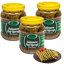 Natural Brined Grape Leaves, Premium Quality, Fresh, Additive-Free, Traditional Flavor, 900g, DOGAL TURK SALAMURA ASMA YAPRAGI - PACK OF 3