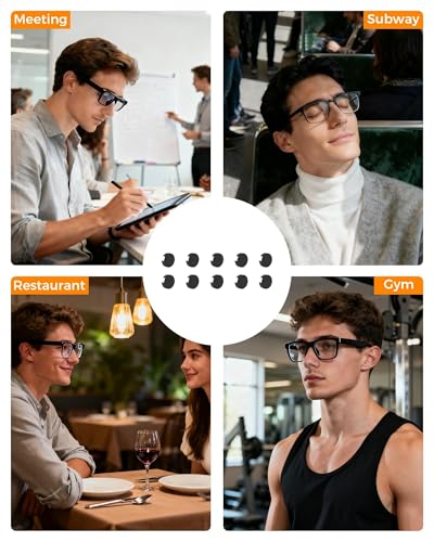 Image of 10Pcs Glasses Light Cover, Smart Glasses Accessories, Privacy Protection Cover for Smart Eyewear, Suitable for Use When Privacy Desired