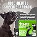 PET N PET Hundekotbeutel und Abfallbeutel USDA-zertifiziert 41% biobasierte Kotbeutel für Hunde 1080 Anzahl 60 Rollen 9x13 Zoll Hundekotbeutel, unparfümierte Kotbeutel