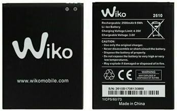 Audiosystem Batteria Originale Wiko Per Tommy 3, Y60 W-K510-2500mah 2610