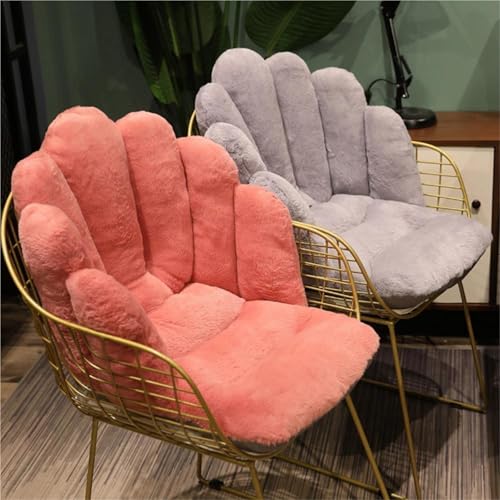 Cojín para silla que alivia el dolor de espalda baja con felpa acolchada 5
