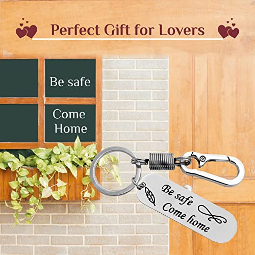 Image of Customize Personalized Laser engraved Drive Safe Keychain Gifts for Husband Dad Boyfriend Valentines Day Father's day Birthday