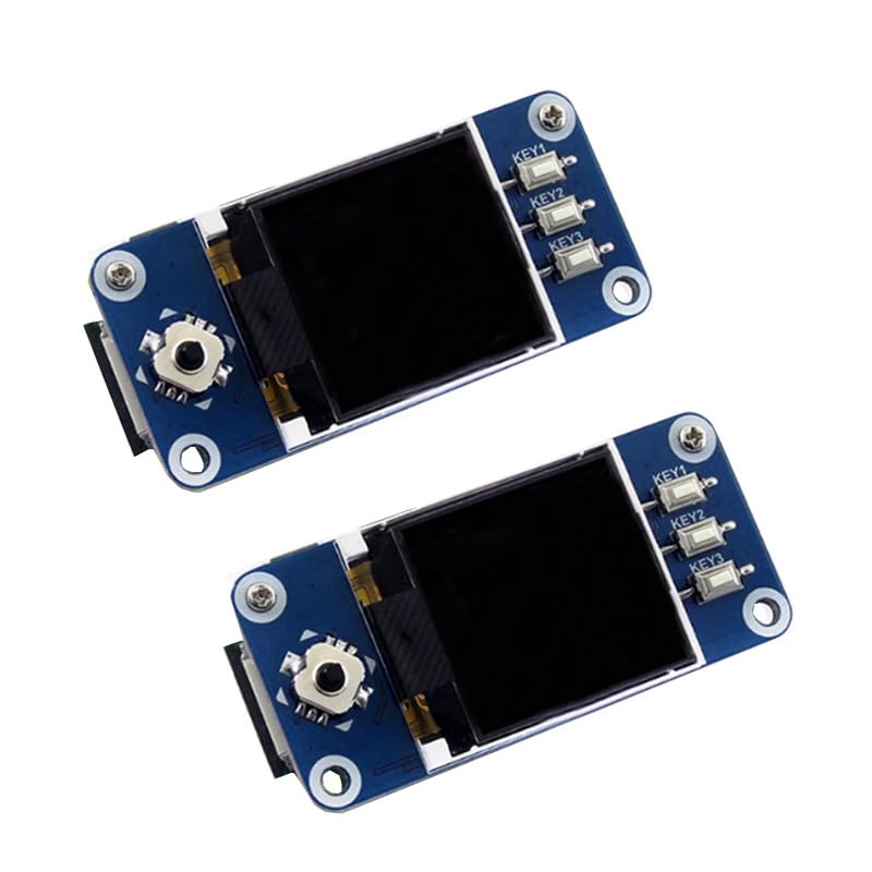 2PCS 1.44inch LCD Display HAT 128x128 Pixels SPI Interface RGB 65K Display Color ST7735S Driver