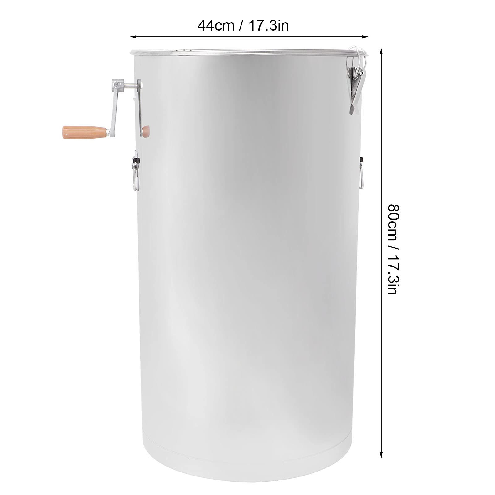 Zerodis Smielatore Manuale in Acciaio Inox con Ingranaggi Integrati in Ghisa, Separazione Centrifuga Rapida del for Apicoltura e Raccolta del Dall Alveare
