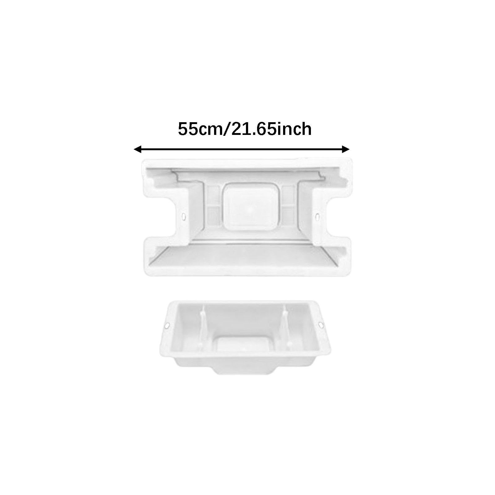 Generic 2 Pezzi Modello Blocchi Pozzo Cemento Mattoni Riutilizzabile in PP per Percorsi E Piante Adatto a Terrazza Parco Cortile Casa Giardino, Style B
