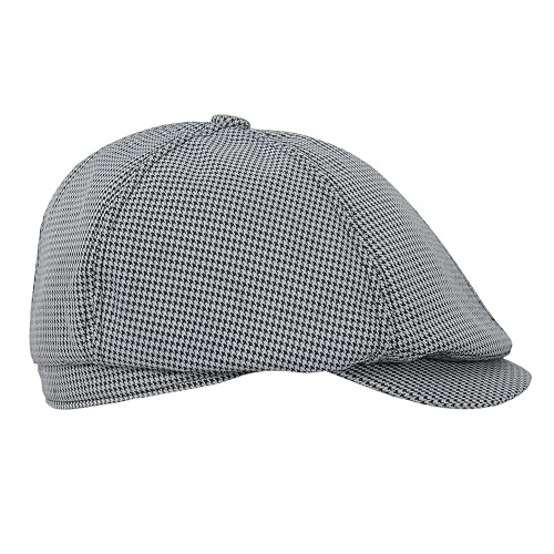 Image of FabSeasons Cotton Ivy Flat Golf Cap - Classic Newsboy Gatsby Hat for Men