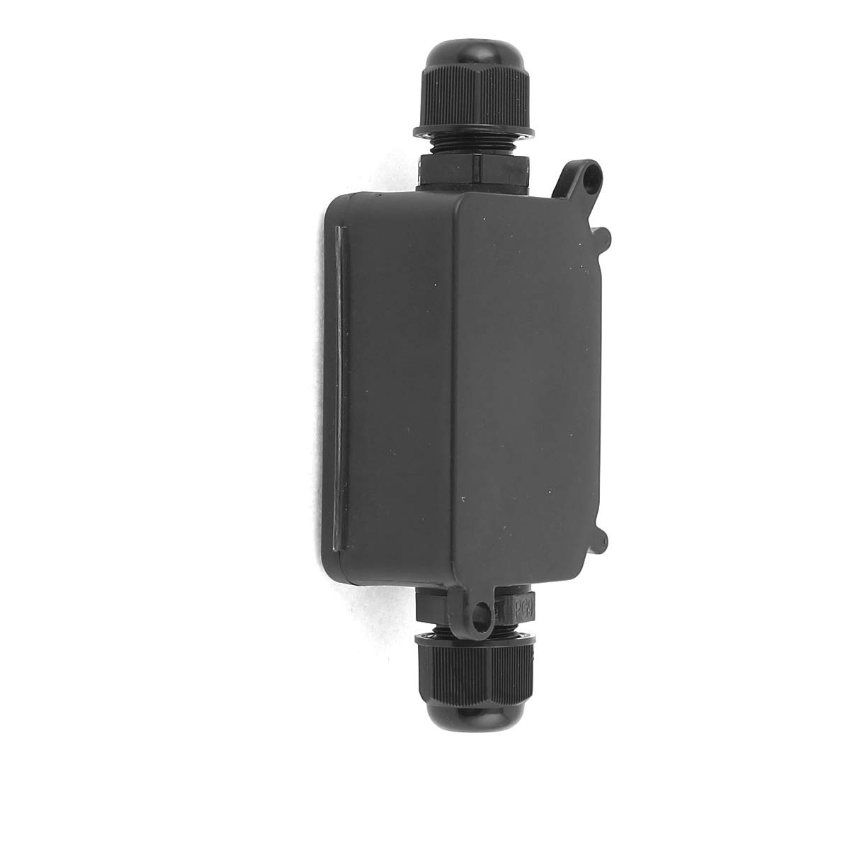 2 Pezzi Scatola Derivazione 80x50x20mm ABS Antifiamma Nera - Impermeabile