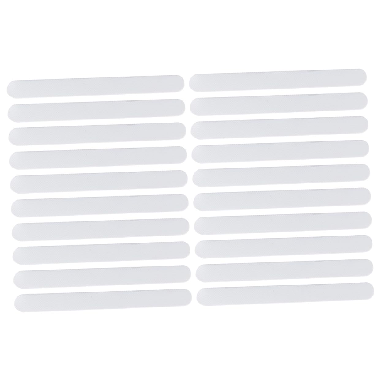 MUCKLILY 3sets Slip Sticker for Bathtub Stairs and Pool Non Skid Stripes for Shower Safety Strong Adhesion Easy to Remove Design for Smooth Surfaces 20pcs*3